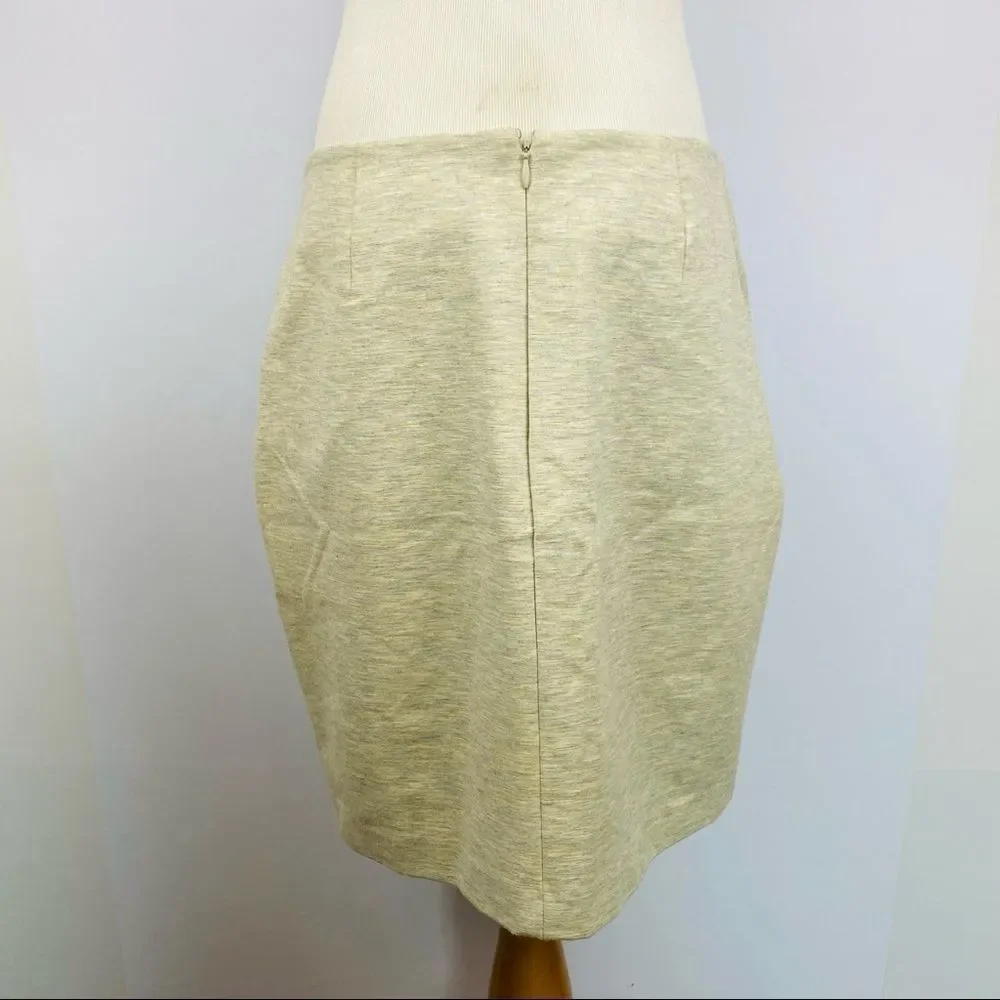 4/$20 🛍 NEW YORK & CO GRAY SPORTY Stretchy Comfy Mini Skirt